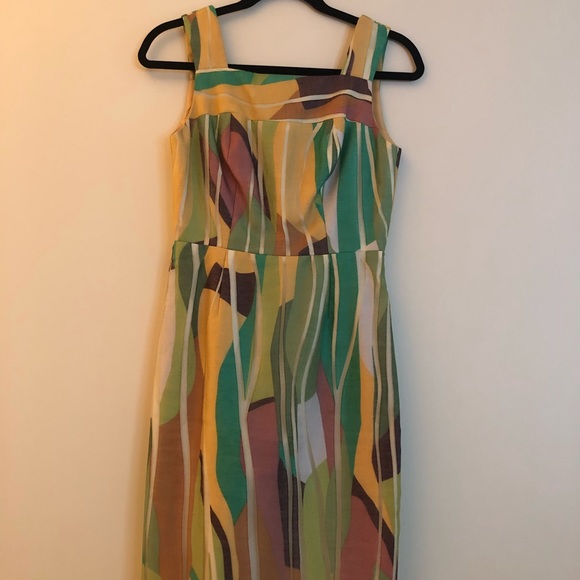 Kay Unger geometric cocktail dress - Picture 2 of 4